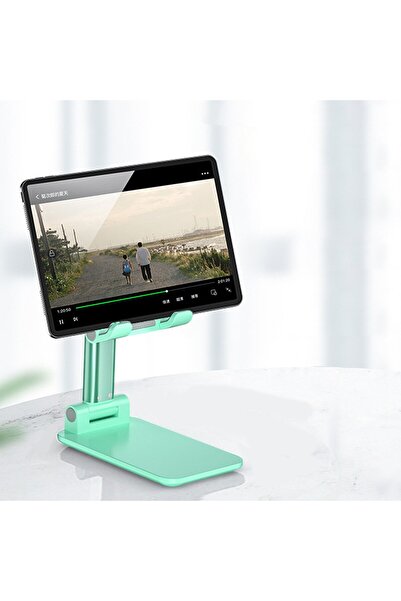 ORIGINAL DEALS Premium Foldable Tablet and Phone Desk Stand - Adjustable, Green