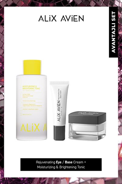 Alix Avien Aydınlatıcı, Arındırıcı ve Nemlendirici Etkili Kırışıklık Karşıtı SPF30 Cilt Yüz Bakım Seti