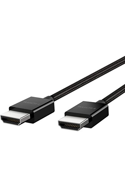 Belkin كابل HDMI 2.1 مضفر فائق السرعة فائق الوضوح - 2 متر (6.6 قدم)، 48 جيجاب...