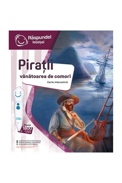 Raspundel Istetel Interactive Book - Pirates, 5+ years, multicolor