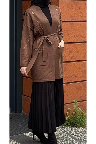 FUAT GÜRSEN Fuat Gürşen 4612 Detailed Embroidered Cardigan