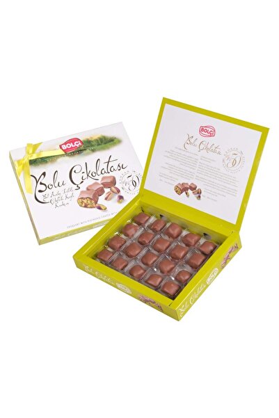 Bolçi Sütlü Antep Fıstıklı Bolu Çikolatası 160 g