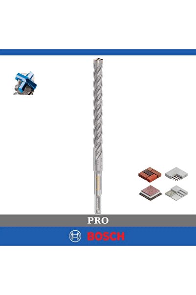 Bosch Pro SDS Plus-5X 13 x 210 mm Dört Elmaslı Matkap Ucu 2608706921