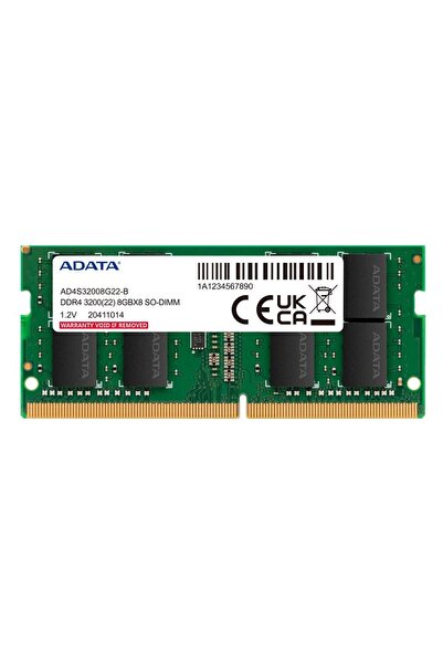 Adata 8Gb Ddr4 3200Mhz 260Pin 1.2V Notebook Ram