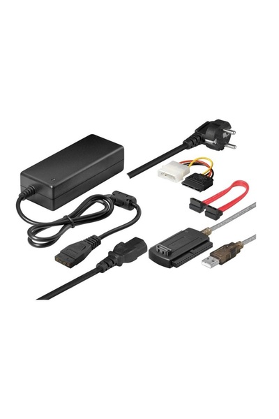 CIMUTO IDE/SATA to USB hard drive adapter, power supply, cables included