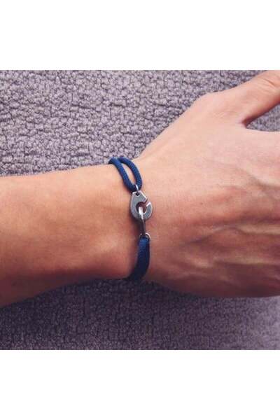 LIGANT سوار ليقنات من القماش الأزرق السماوي