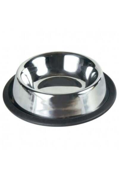Trixie 30cm Stainless Steel Pet Bowl with Rubber Non-Slip Base