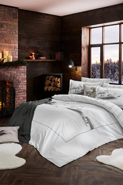 Özdilek New Year's Eve 2026 Silence Winter Double Duvet Cover Set