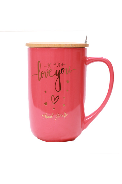 pumikaia CERAMIC MUG WITH BAMBOO LID