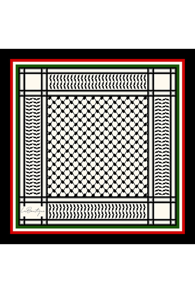 LA BOUTIQUE Kefi̇ye Herbal Bandana B/117 45X45