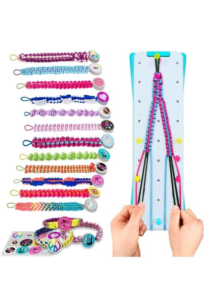 Arabest أدوات صنع الأساور والقلائد والمجوهرات، مجموعة ألعاب يدوية للأطفال، هد...