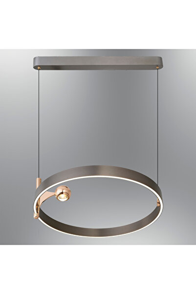 Özcan Aydınlatma 5728-2A Platin 60'lık Yuvarlak Sarkıt Platin