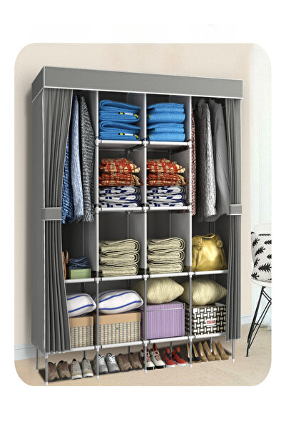 BEC39 Foldable fabric wardrobe - a perfect organizer with a modern design