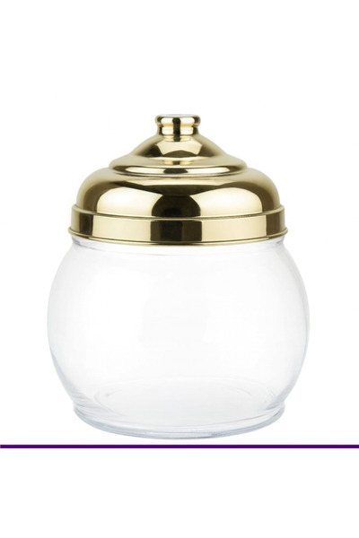 Ela Teşhir Ekipmanlari 2 Litre Gold Kapaklı Cam Akvaryum 15×17 cm