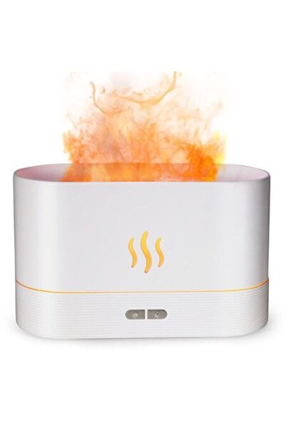 HOZRO DQ-701 Ultrasonic Aroma Diffuser & Humidifier with Flame Effect – 180 m...