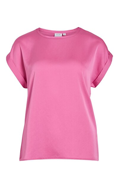 VILA Oberteil mit kurzen Ärmeln VIELLETTE