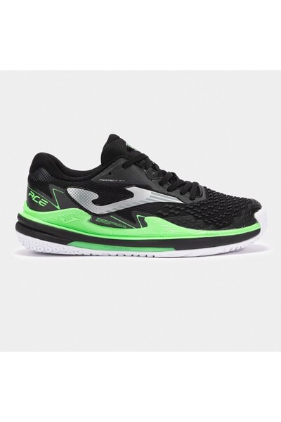 TACEW2501AC Ace Tough & Earth Court Men's Tennis Shoes - Black/Neon Green