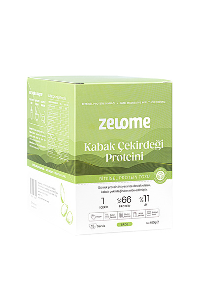 Zelome Kabak Çekirdeği Proteini 15’li Kutu (30 g x 15) | %100 Bitkisel