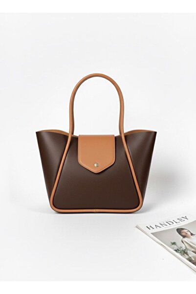 Handley حقيبة مكياج كبيرة السعة مع هدية، حقيبة كتف نسائية مزينة