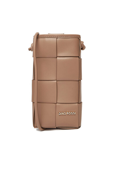 Gino Rossi phone bag for women beige
