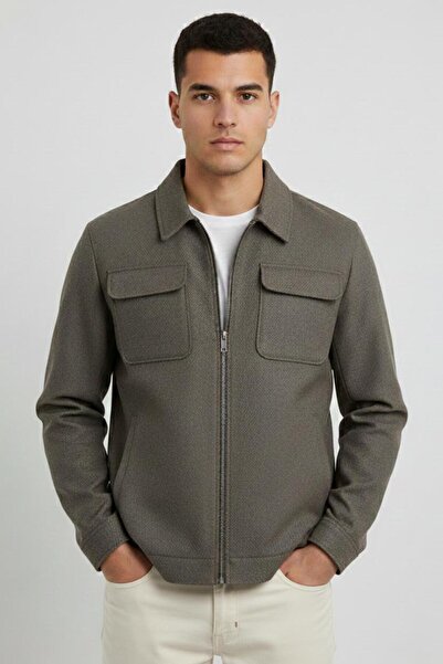 Uki BEJ Comfort Fit Ceket Mont