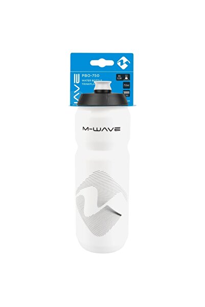 M-wave PBO-750 water bottle, 750 ml, aluminium matte