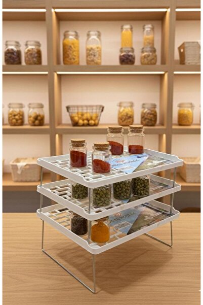 Real Mutfak 3 ADET DOLAP İÇİ RAF DÜZENLEYİCİ