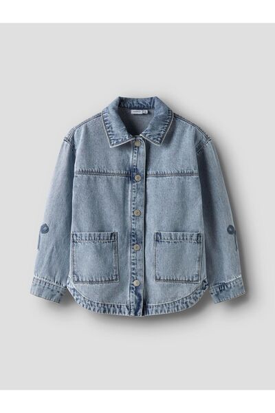 Name it Jeansjacke Bestickte