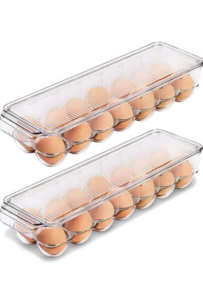 Arabest علبة تخزين بيض بلاستيكية، صينية بيض قابلة للتكديس مع غطاء، علبة تخزين...