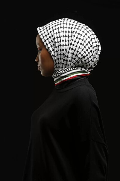 LA BOUTIQUE سلسلة فلسطين 100% حرير سورة - F117 - 90X90