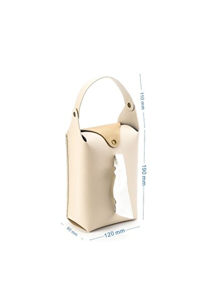 Arabest حامل مناديل للسيارة، حامل مناديل جلدي، علبة مناديل للمقعد الخلفي للسيارة