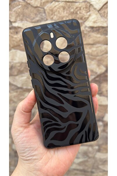 Vip Case Realme 12 Pro Uyumlu Zebra Desenli Silikon Darbe Emici Klasik Korumalı Rubber Kılıf 277