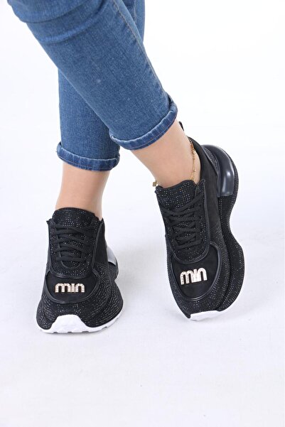 AĞCA AYAKKABI Black Women's Sneakers