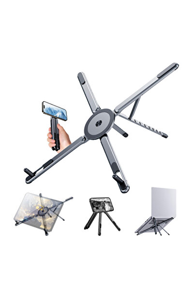 XVD حامل كمبيوتر محمول قابل للطي للمكتب، حامل محمول لأجهزة الكمبيوتر المحمول ...