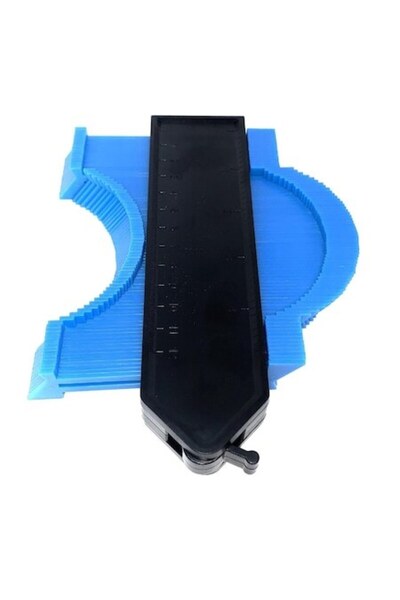 HOZRO Πολυλειτουργικός χάρακας-πρότυπο 12 cm - Μέτρηση, κοπή και χάραξη περιγ...