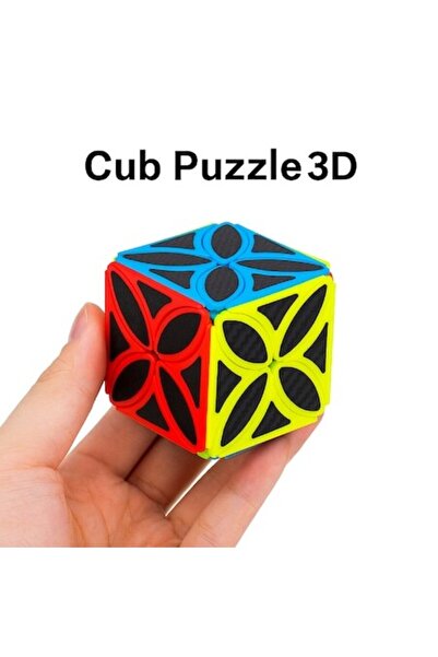 HOZRO 3D Puzzle Cube, Anti-stress and Logic Toy, Colorful Floral Design