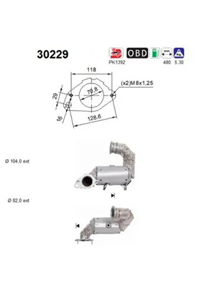 As Catalizator Renault Espace 5/Kadjar/Megane 4