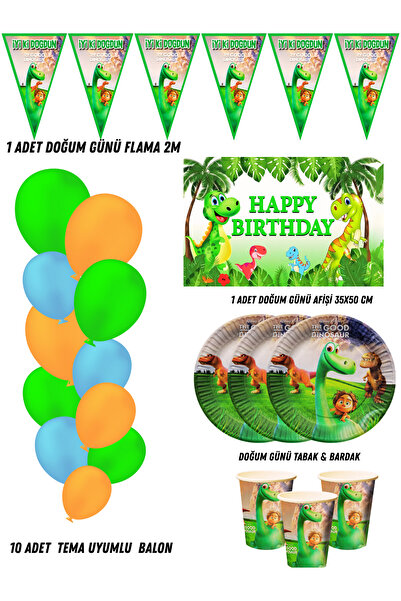 HAPPYLOOPPARTY Dobri Dinosaur Dinosaur Dekoracije za rođendansku proslavu za ...