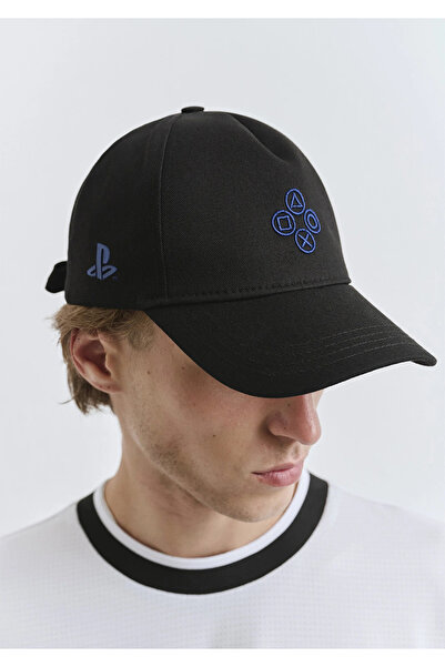 Mavi Playstation Embroidered Black Hat 0911933-900