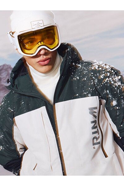 LC Waikiki معطف التزلج الرجالي XSIDE ACTIVE Standard Mold بغطاء رأس