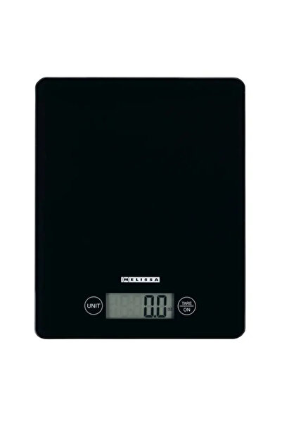 Optim Solution Digital kitchen scale, plastic/glass, 5 kg, black