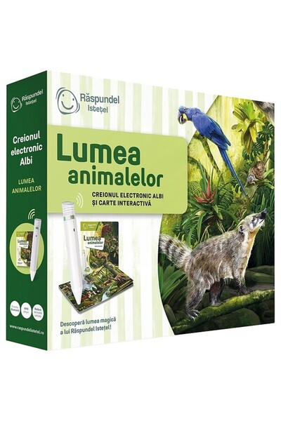 Raspundel Istetel Interactive book and pencil pack RASPUNDEL ISTETEL: World o...