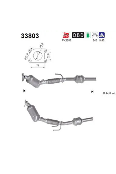 As Catalizator Seat Ibiza 5 Vw Polo 6