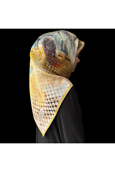LA BOUTIQUE Kefi̇ye Eşarp F106 90X90 Soft Cotton