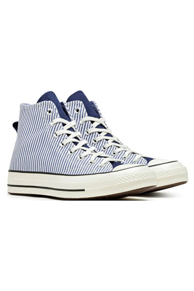Converse Unisex Chuck 70 Crafted Stripe High-Top Sneakers 37.5 EU - Blue