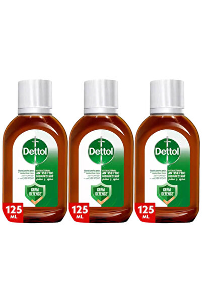 Dettol Antibacterial Antiseptic Disinfectant Liquid- 3X125ml