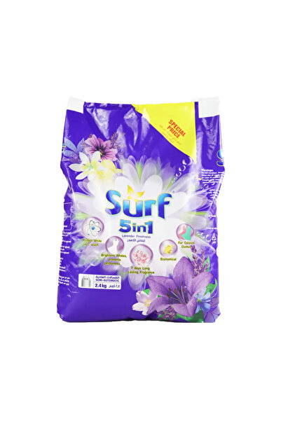 surf 5in1 Lavender Freshness Semi-Automatic Detergent Powder- 2.4Kg