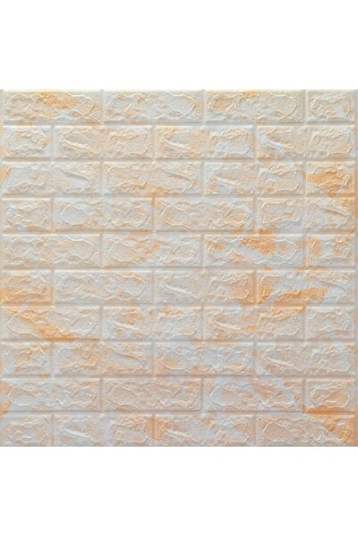 selling depot Tapet autoadeziv 3D din spumă, model marmorat, galben/alb, 70x7...