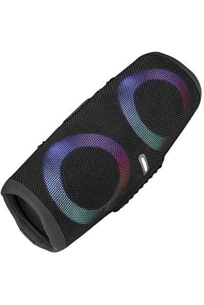 selling depot Boxă Bluetooth Charge 5 cu LED-uri RGB, USB, slot pentru card TF, radio FM, rezistentă la apă IPX6 - neagră