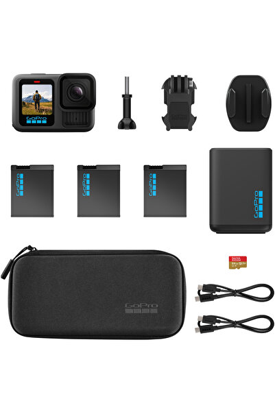 GoPro Cameră de acțiune HERO13 Black — Pachet de alimentare extinsă 5.3K60